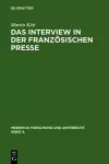 Das Interview in der französischen Presse cover