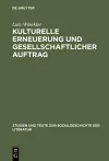 Kulturelle Erneuerung und gesellschaftlicher Auftrag cover