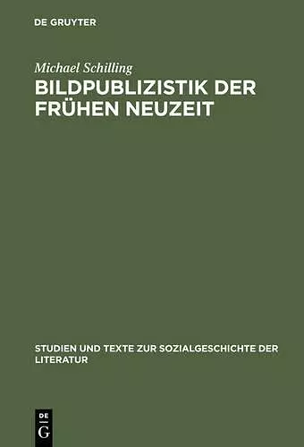 Bildpublizistik der frühen Neuzeit cover