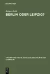 Berlin Oder Leipzig? cover