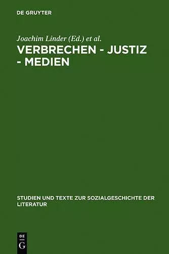 Verbrechen - Justiz - Medien cover