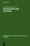 Rückkehr des Autors cover