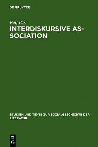 Interdiskursive As-Sociation cover