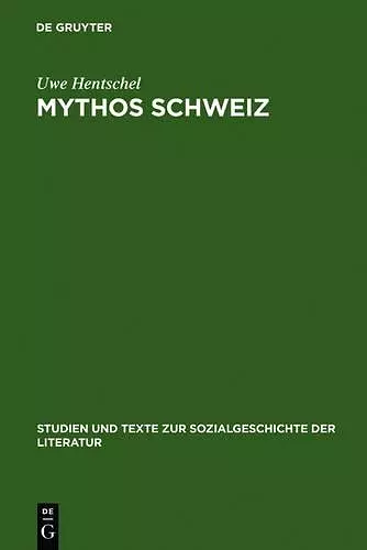 Mythos Schweiz cover