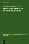 Bürgerlichkeit im 18. Jahrhundert cover