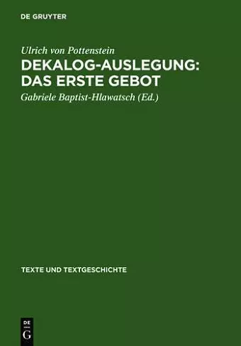 Dekalog-Auslegung cover