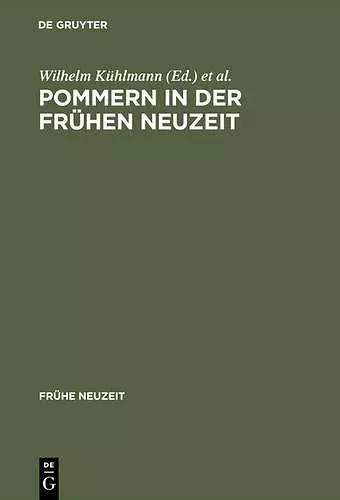 Pommern in der Frühen Neuzeit cover