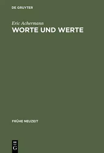 Worte und Werte cover