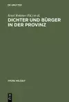 Dichter und Bürger in der Provinz cover