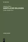 Sämtliche Eklogen cover