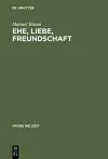 Ehe, Liebe, Freundschaft cover