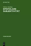 Epistolare Subjektivität cover