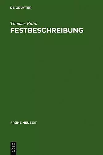 Festbeschreibung cover