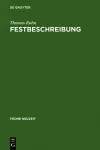 Festbeschreibung cover