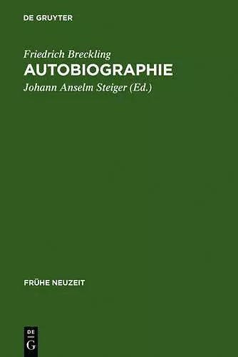 Autobiographie cover