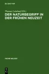 Der Naturbegriff in der Frühen Neuzeit cover