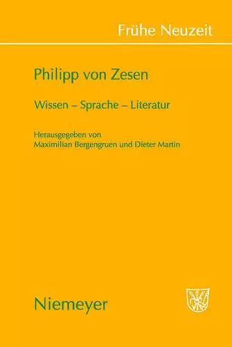 Philipp von Zesen cover