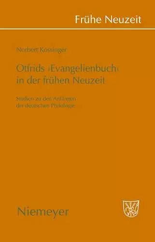 Otfrids 'Evangelienbuch' in Der Frühen Neuzeit cover