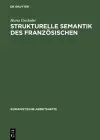 Strukturelle Semantik des Französischen cover