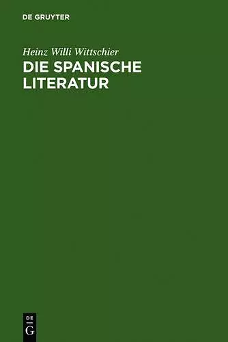 Die spanische Literatur cover