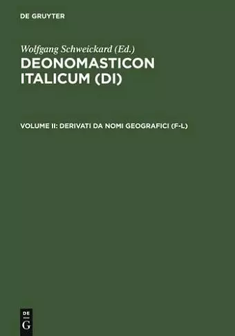 Derivati da nomi geografici (F-L) cover