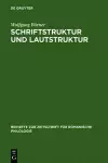 Schriftstruktur und Lautstruktur cover