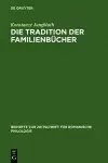 Die Tradition der Familienbücher cover