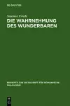 Die Wahrnehmung Des Wunderbaren cover