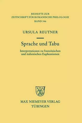 Sprache und Tabu cover