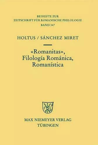 Romanitas - Filología Románica - Romanística cover