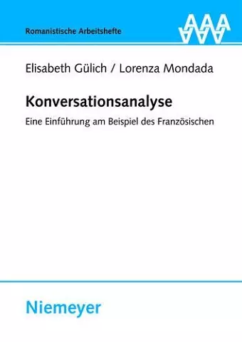 Konversationsanalyse cover