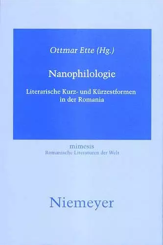 Nanophilologie cover