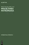 Miscelânea Patromiana cover