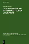 Der Reisebericht in Der Deutschen Literatur cover