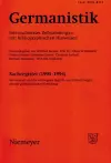 Germanistik, Sachregister (1990-1994) cover