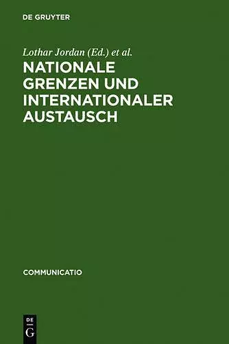 Nationale Grenzen und internationaler Austausch cover