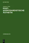 Postavantgardistische Ästhetik cover