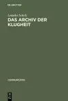 Das Archiv der Klugheit cover