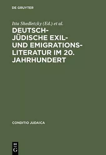 Deutsch-Jüdische Exil- Und Emigrationsliteratur Im 20. Jahrhundert cover