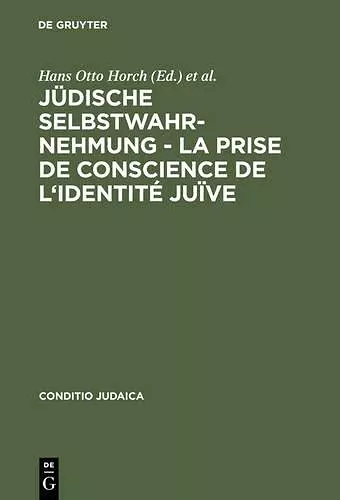 Jüdische Selbstwahrnehmung - La prise de conscience de l'identité juïve cover