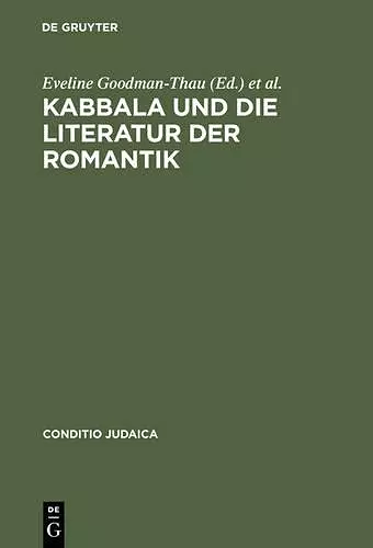 Kabbala und die Literatur der Romantik cover