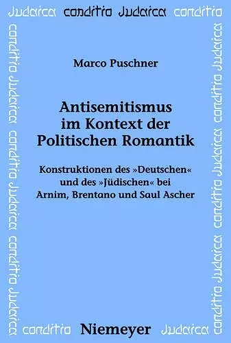 Antisemitismus Im Kontext Der Politischen Romantik cover