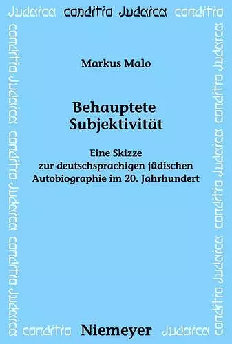 Behauptete Subjektivität cover