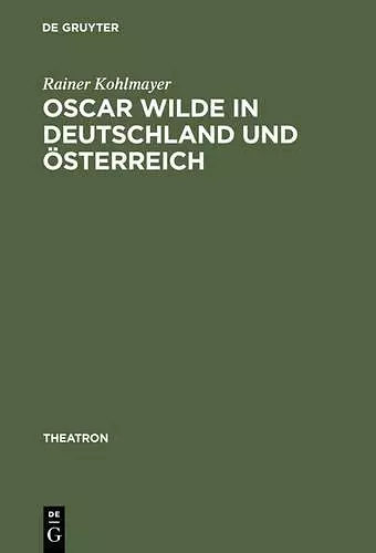 Oscar Wilde in Deutschland und Österreich cover