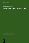 Goethe und Manzoni cover