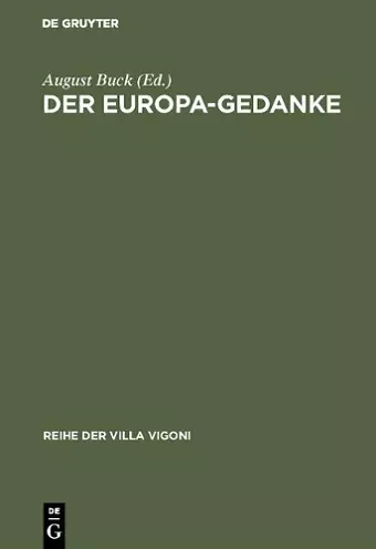 Der Europa-Gedanke cover