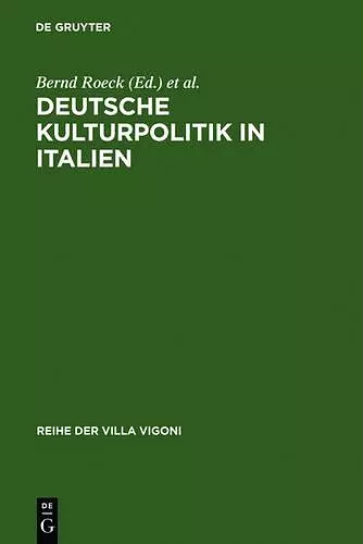 Deutsche Kulturpolitik in Italien cover
