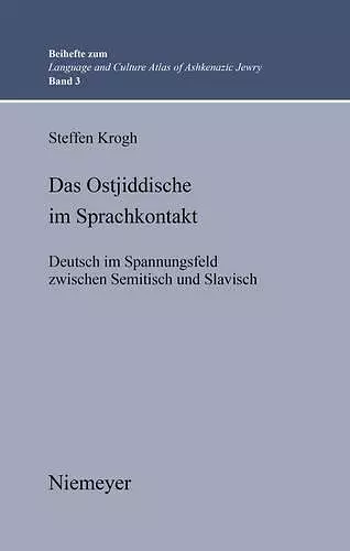 Das Ostjiddische im Sprachkontakt cover