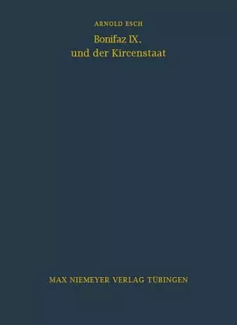 Bonifaz IX. und der Kirchenstaat cover