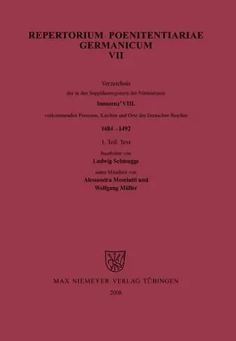 Innozenz VIII. (1484-1492) cover
